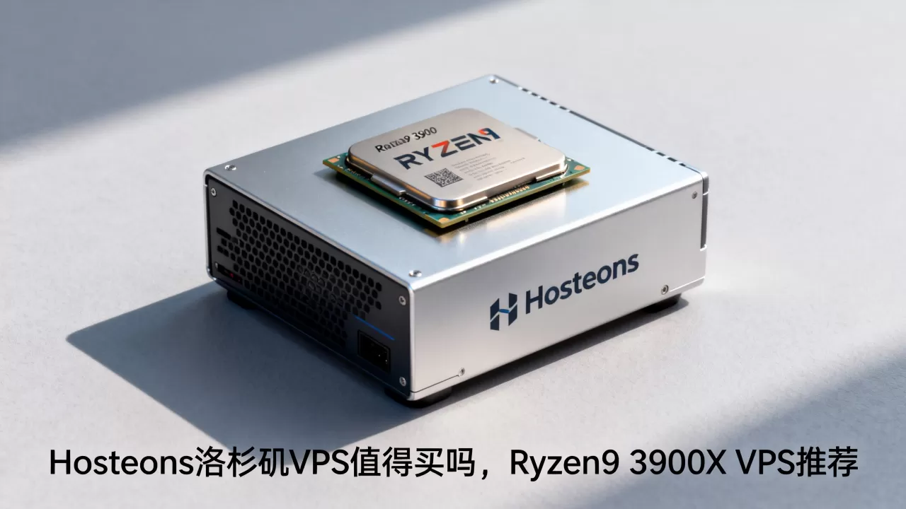 Hosteons洛杉矶VPS值得买吗，Ryzen9 3900X VPS推荐