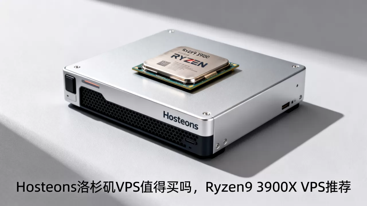 Hosteons洛杉矶VPS值得买吗，Ryzen9 3900X VPS推荐