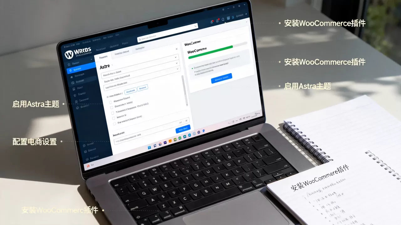 如何将WooCommerce集成到Astra主题上？WordPress电商主题配置教程