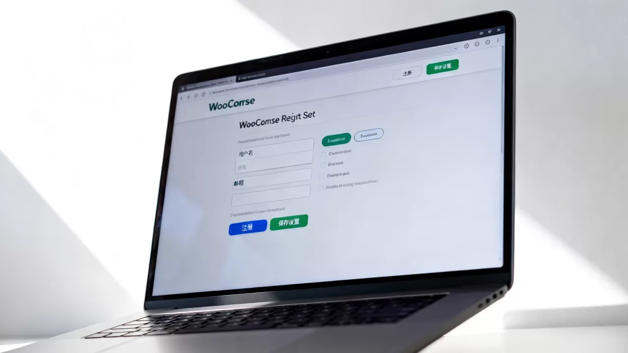 WooCommerce注册页怎么设置？如何自定义注册页面