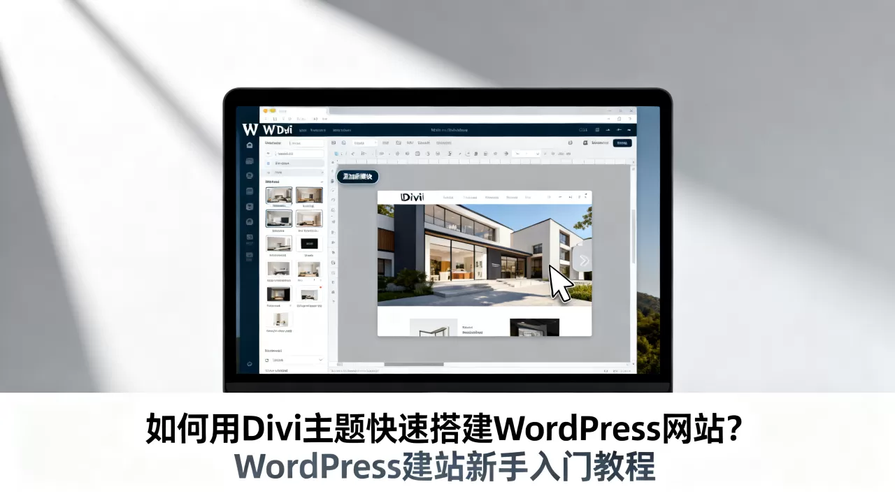 如何用Divi主题快速搭建WordPress网站？WordPress建站新手入门教程