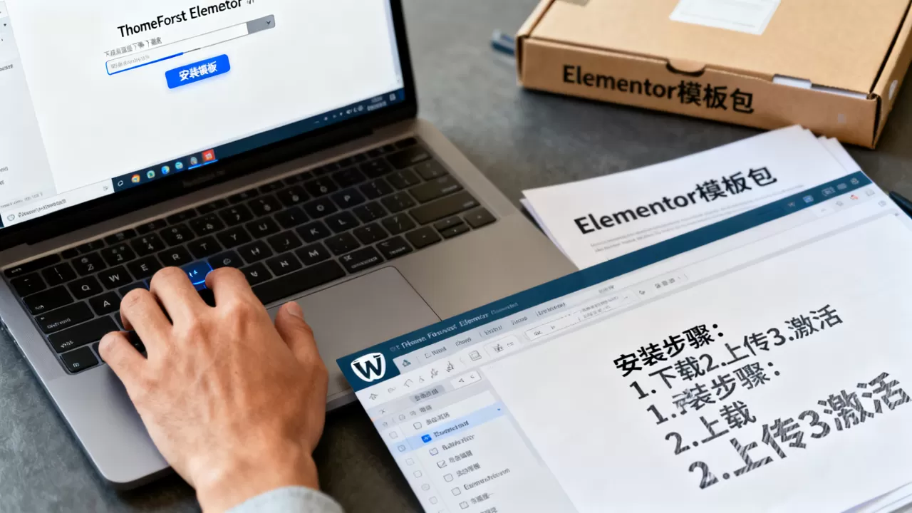 如何安装ThemeForest Elementor模板？WordPress教程