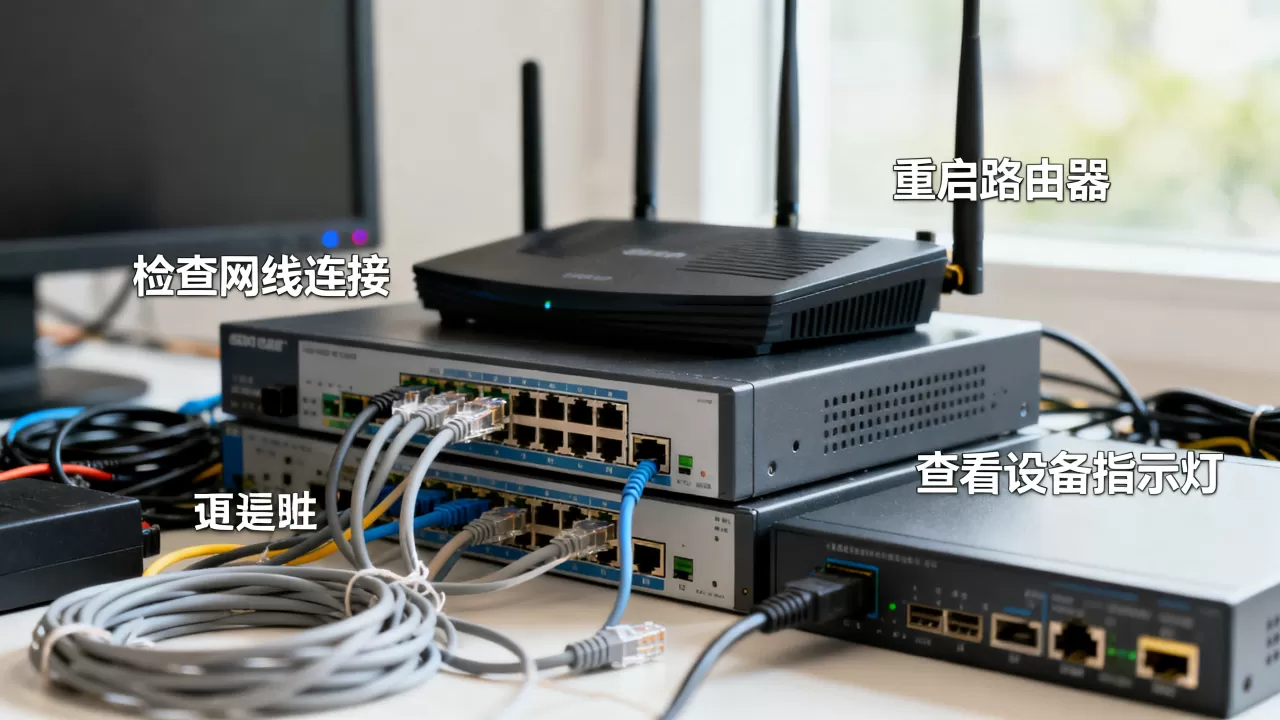 公司网络总闪断几秒怎么回事？网络频繁掉线解决方法