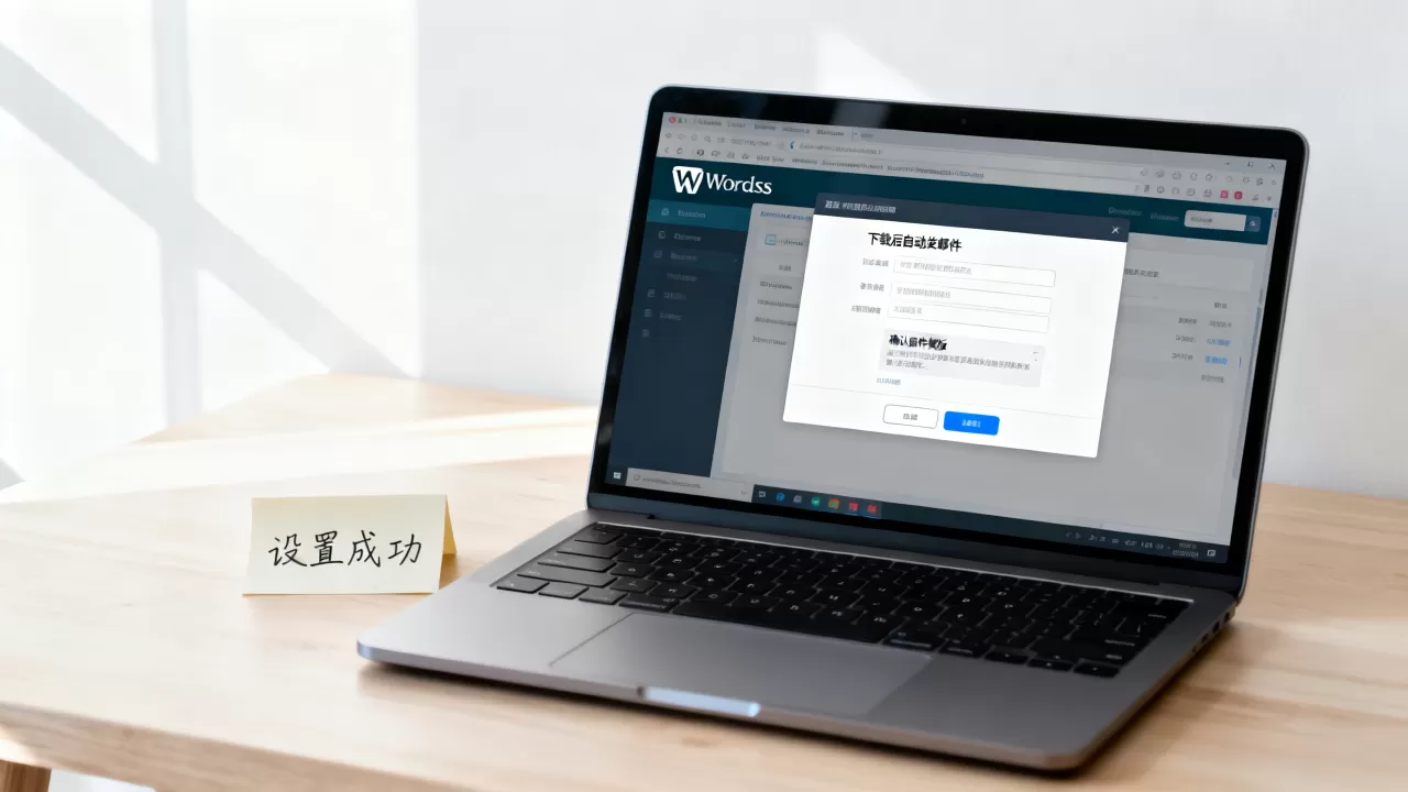 WordPress下载后如何自动发邮件？设置产品下载自动发送确认邮件教程