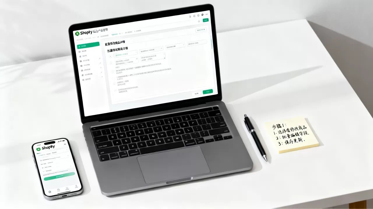 Shopify产品信息怎么批量修改？批量修改商品详情教程