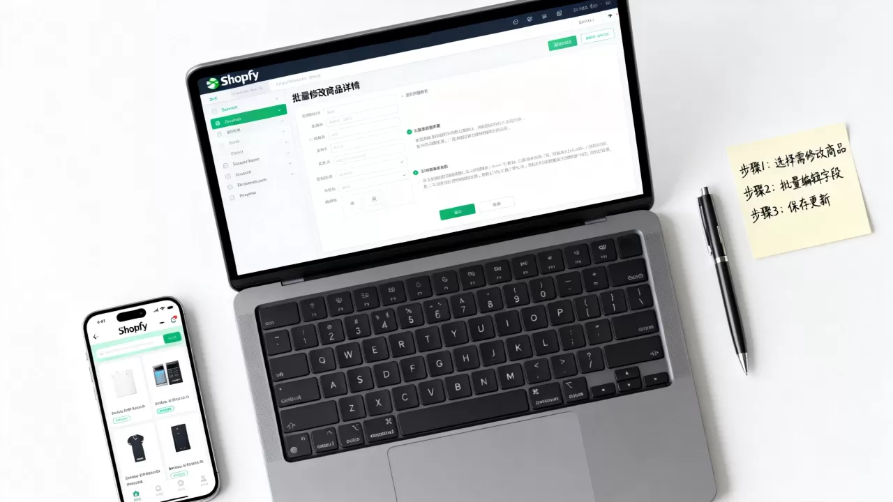 Shopify产品信息怎么批量修改？批量修改商品详情教程