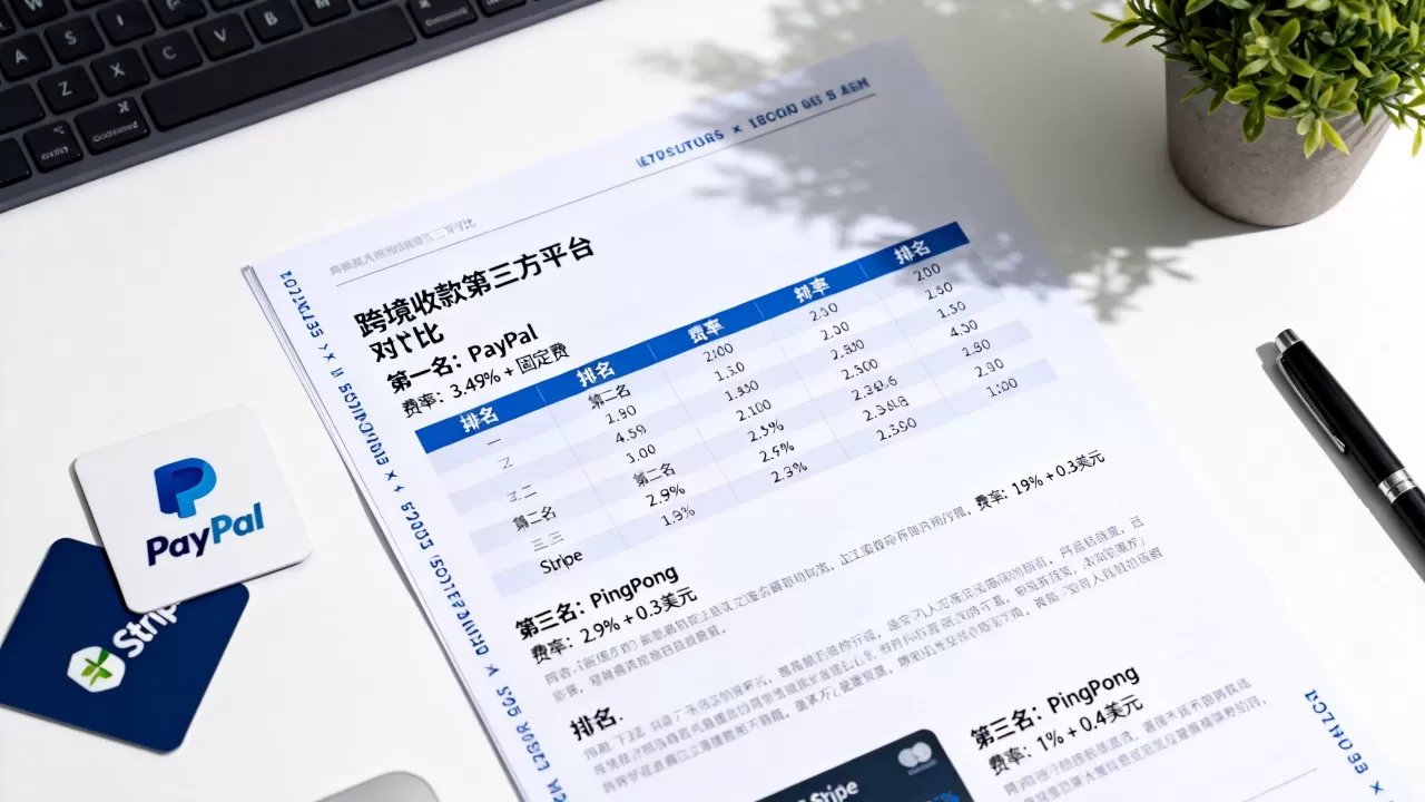 跨境收款第三方平台哪个好？2026最新排名及费率对比
