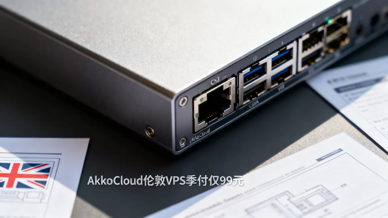 AkkoCloud伦敦VPS季付仅99元值得买吗？英国CN2 GIA VPS推荐