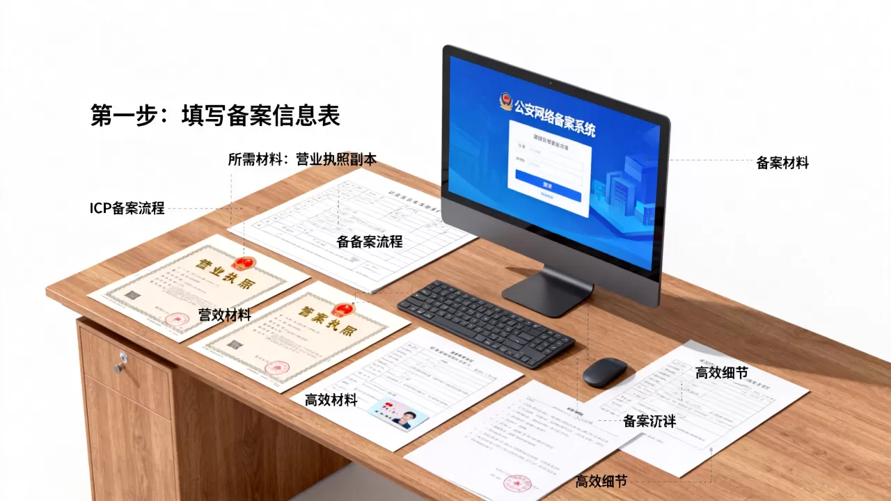 公安网络备案怎么办理？ICP备案流程及所需材料
