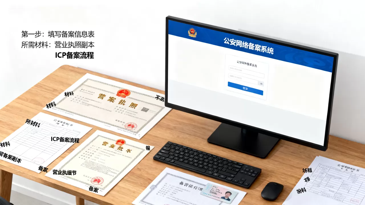 公安网络备案怎么办理？ICP备案流程及所需材料
