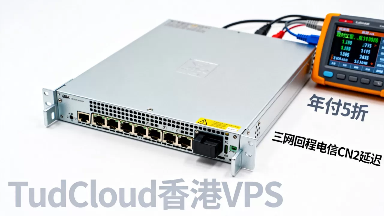 TudCloud香港VPS年付5折值得买吗，TudCloud三网回程电信CN2延迟多少