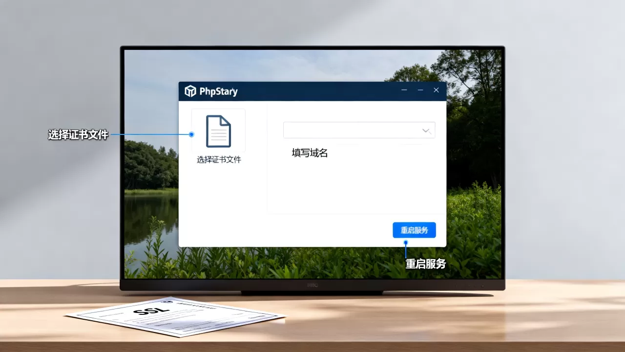 phpStudy怎么安装SSL证书？phpstudy配置https证书步骤