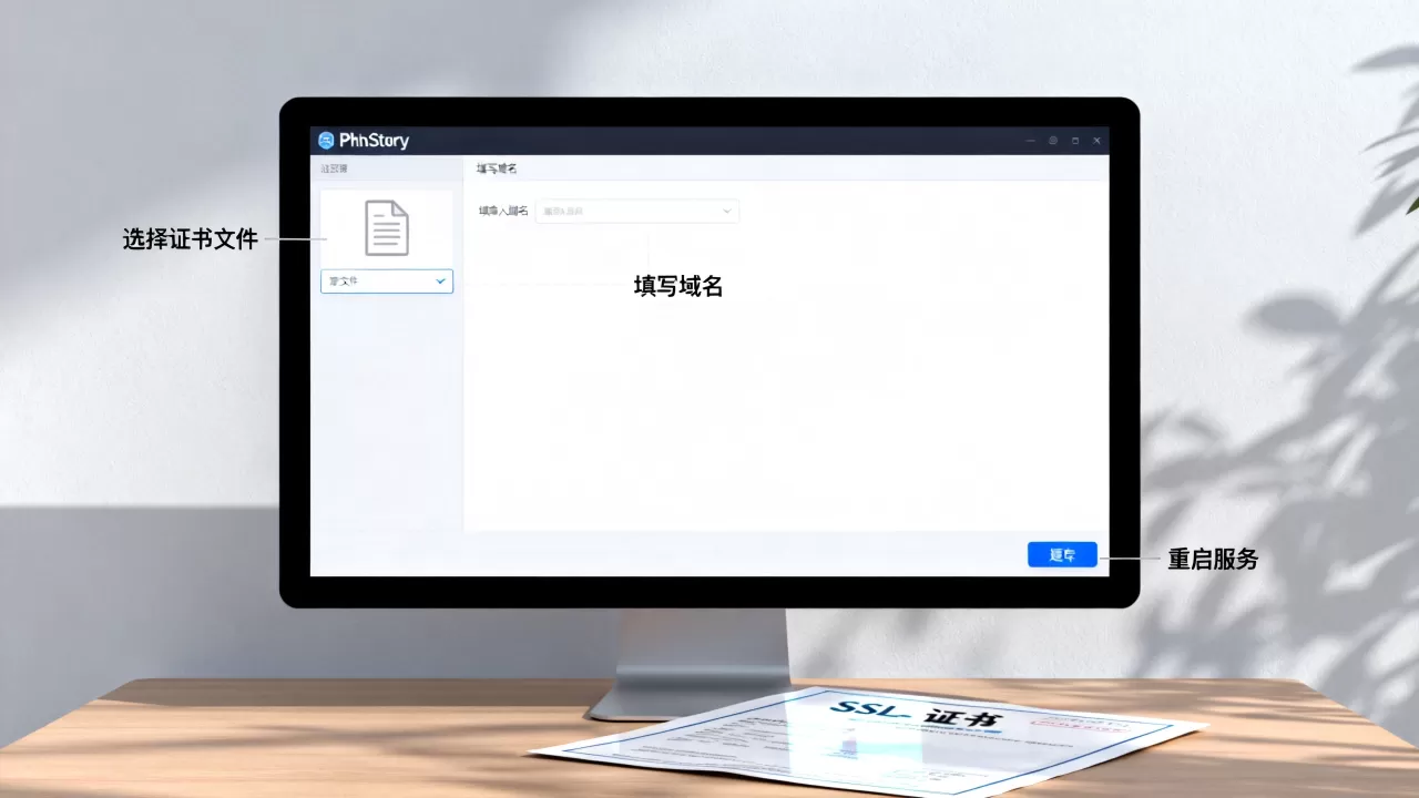 phpStudy怎么安装SSL证书？phpstudy配置https证书步骤