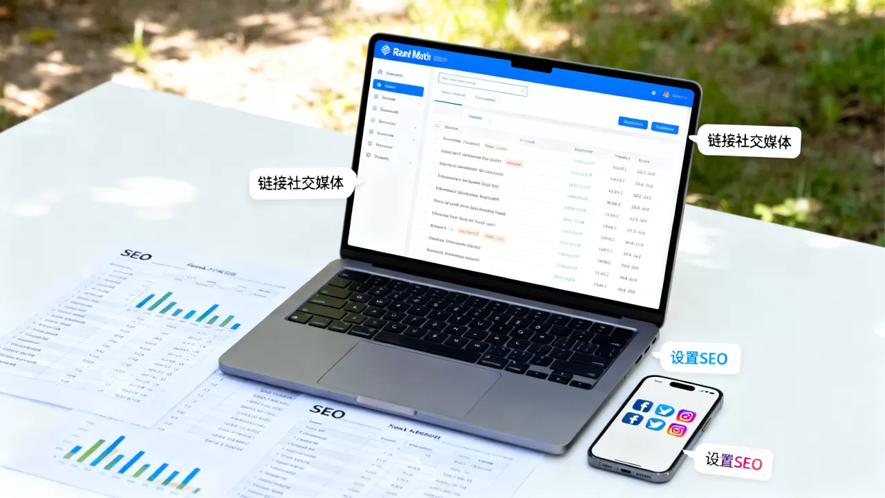 Rank Math怎么链接社交媒体？如何设置社交媒体SEO