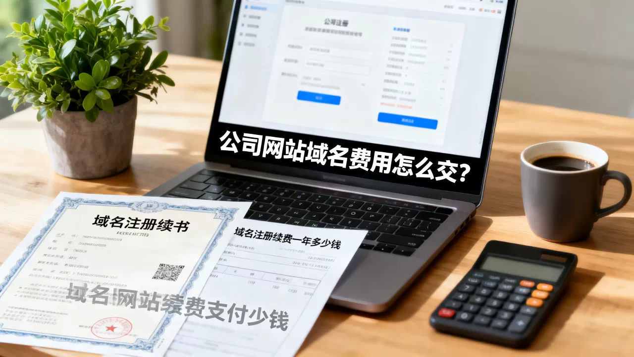 公司网站域名费用怎么交？域名注册续费一年多少钱