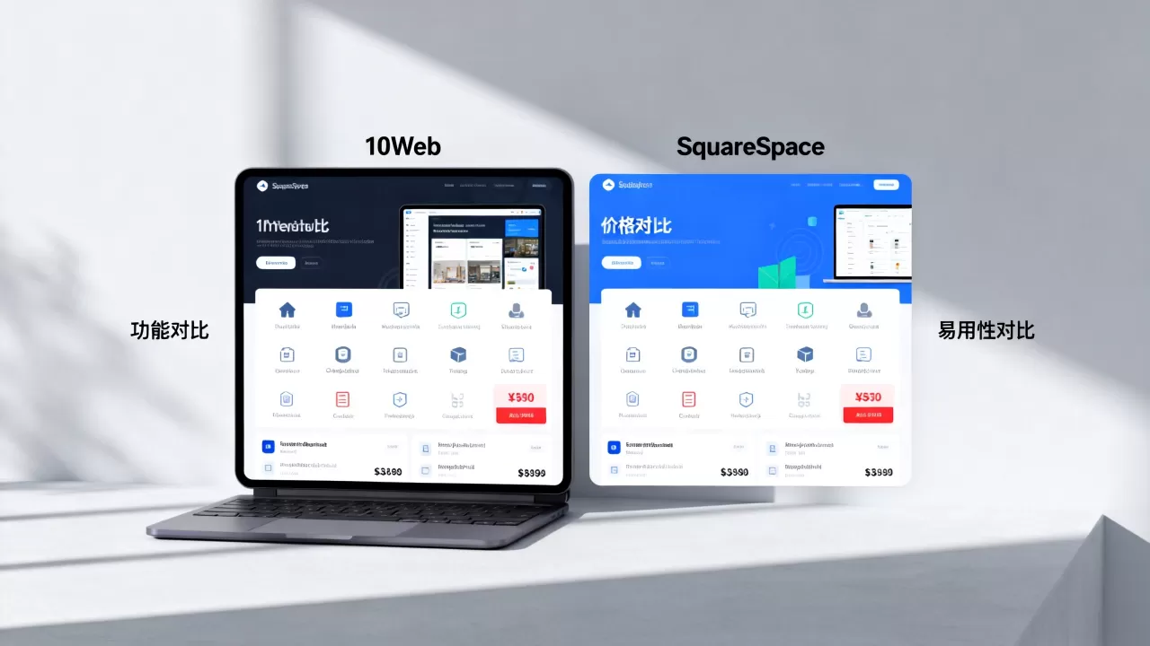 10Web和SquareSpace哪个更好？建站平台对比评测