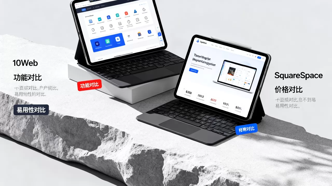 10Web和SquareSpace哪个更好？建站平台对比评测