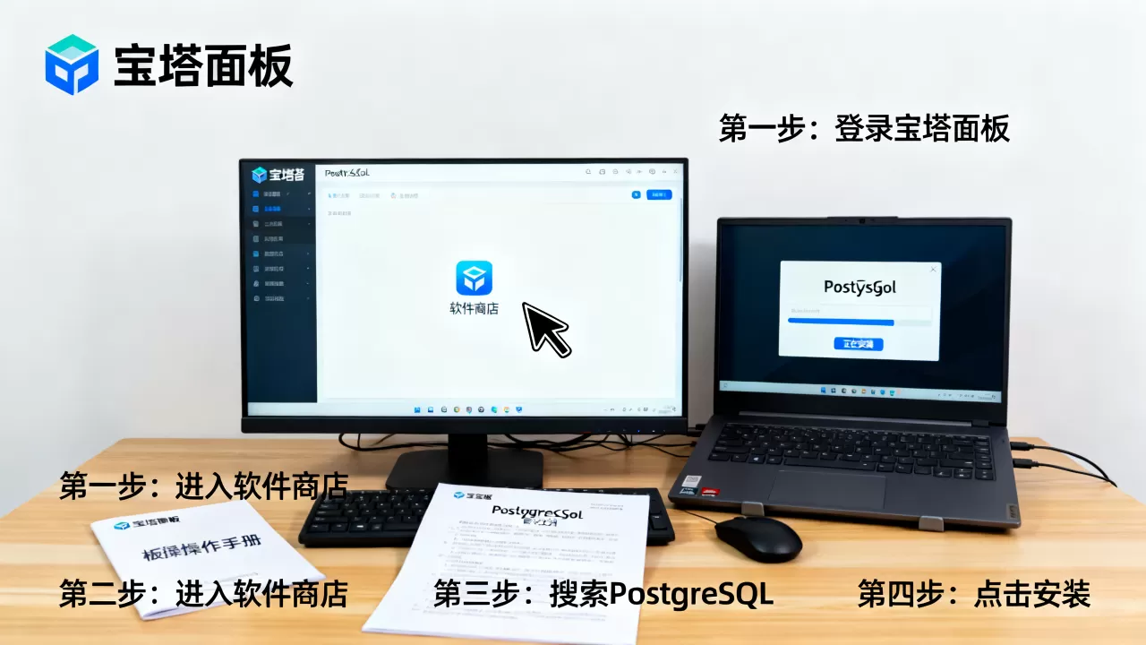 宝塔面板怎么安装PostgreSQL？宝塔面板安装PostgreSQL数据库图文教程