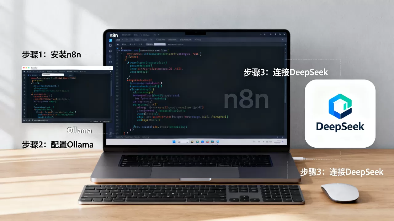 如何用n8n+Ollama+DeepSeek创建个人AI智能体？n8n搭建AI智能体教程