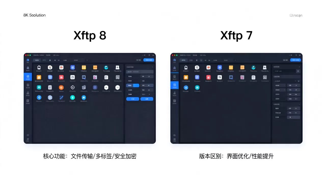 Xftp 8有哪些核心功能？Xftp 8和Xftp 7区别