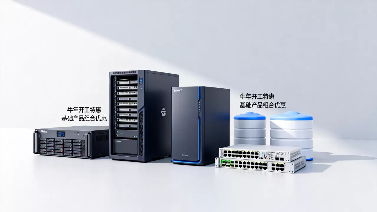 腾讯云牛年开工特惠怎么选？基础产品组合优惠力度大吗