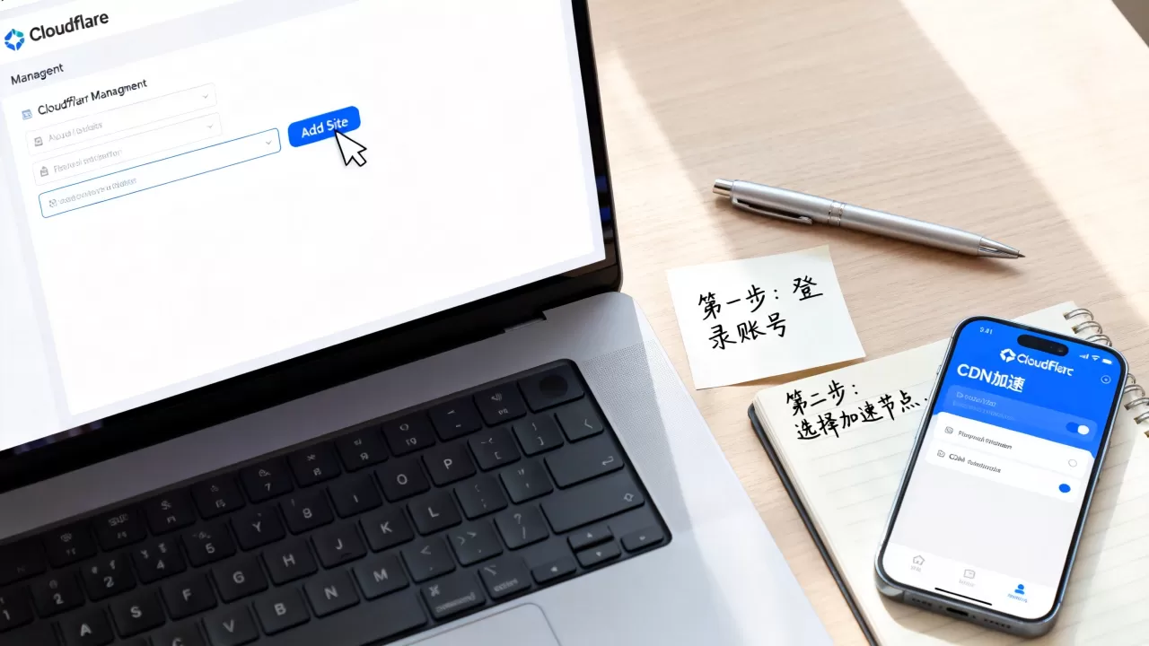 Cloudflare CDN加速怎么启用？Cloudflare CDN加速教程