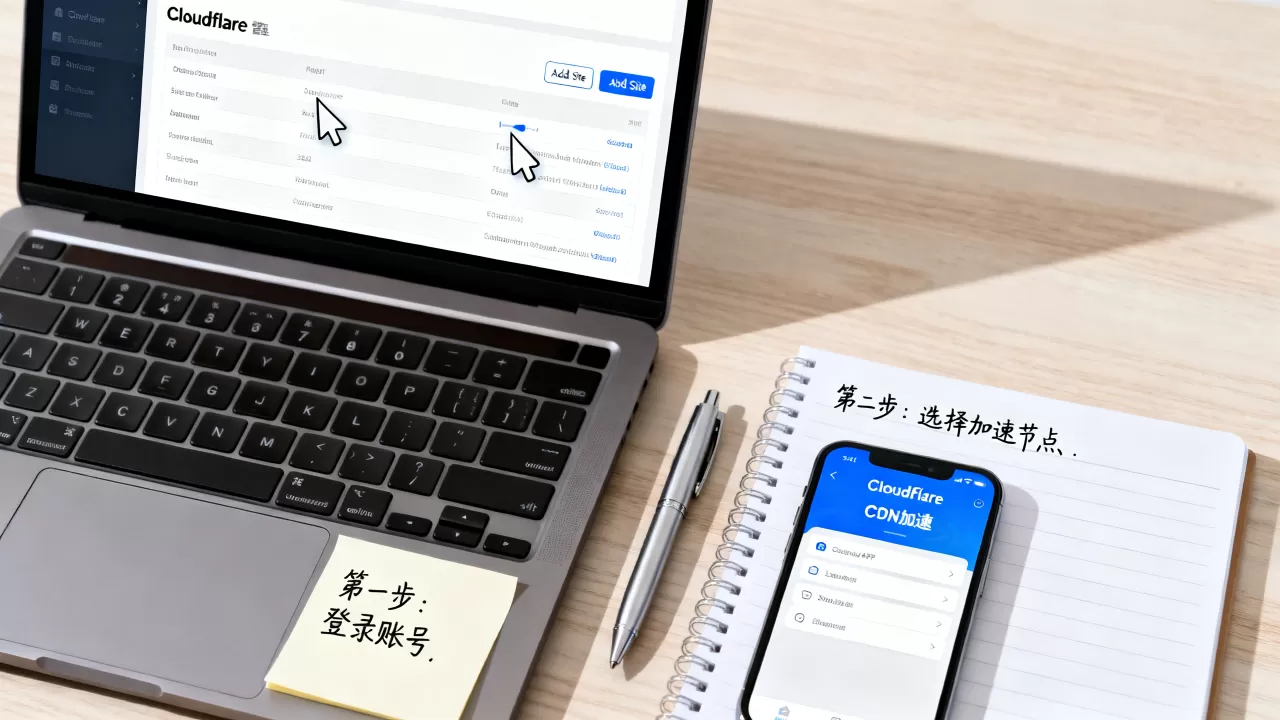 Cloudflare CDN加速怎么启用？Cloudflare CDN加速教程