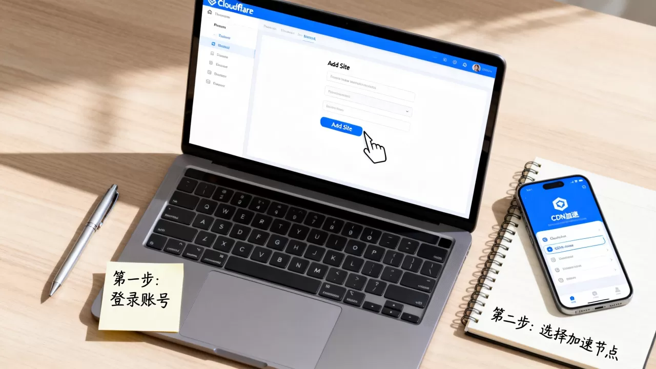 Cloudflare CDN加速怎么启用？Cloudflare CDN加速教程