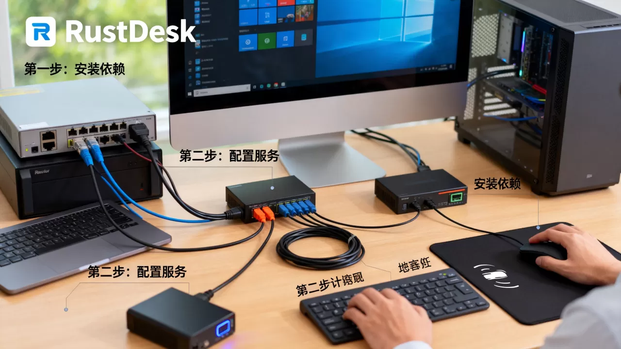 莱卡云怎么部署RustDesk？RustDesk自建教程