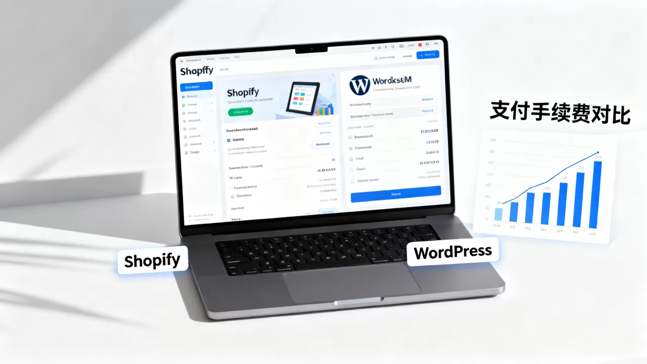 Shopify和WordPress支付网关选哪个？哪个平台支付手续费更低