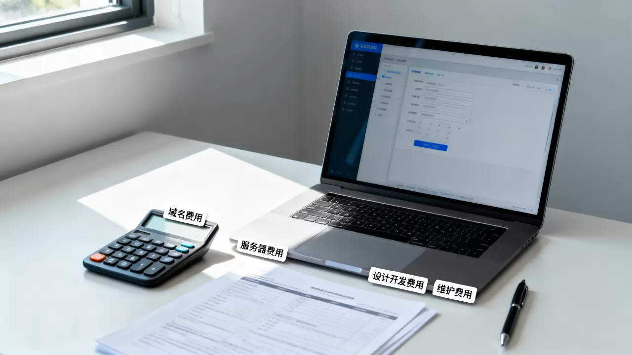 公司开一个网站要花多少钱？企业建站费用明细