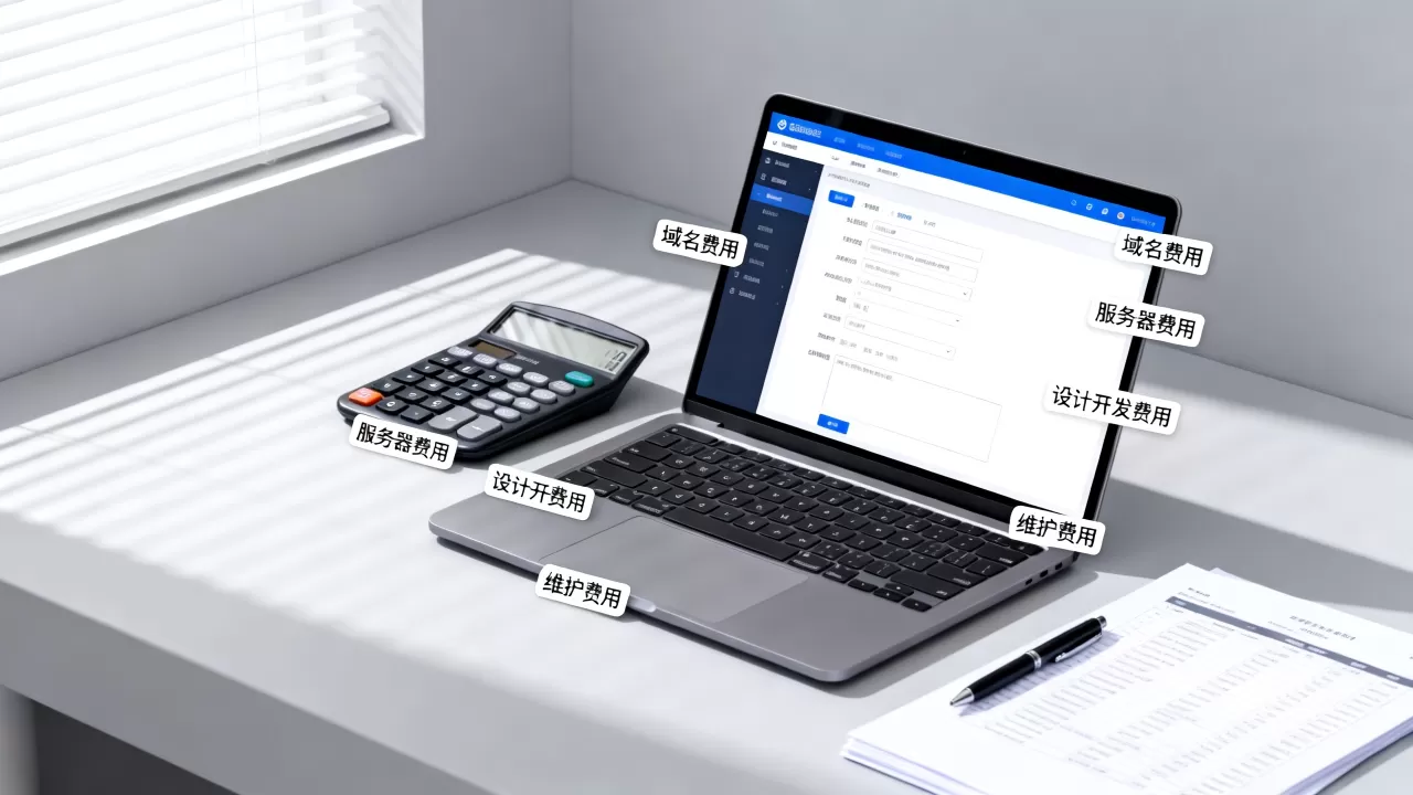 公司开一个网站要花多少钱？企业建站费用明细