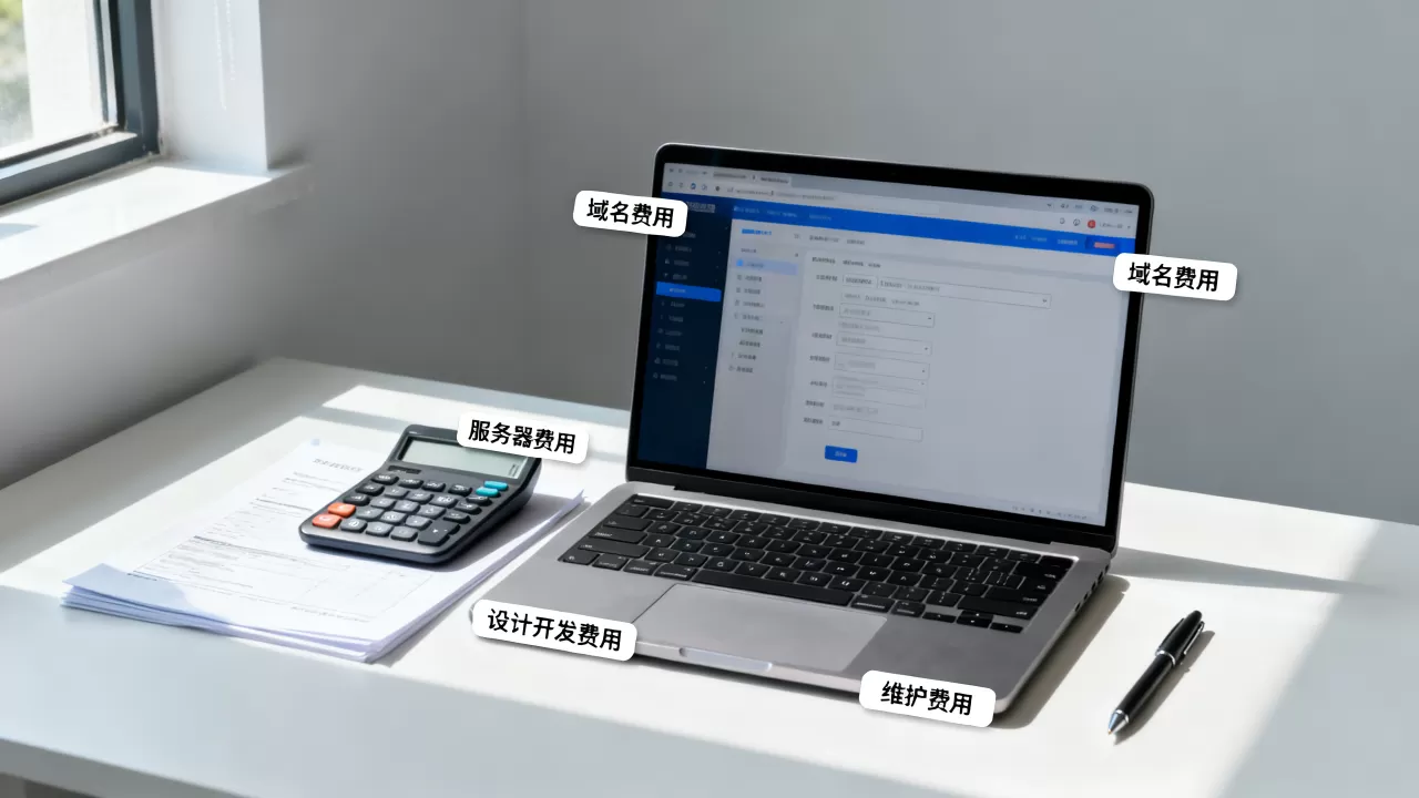 公司开一个网站要花多少钱？企业建站费用明细