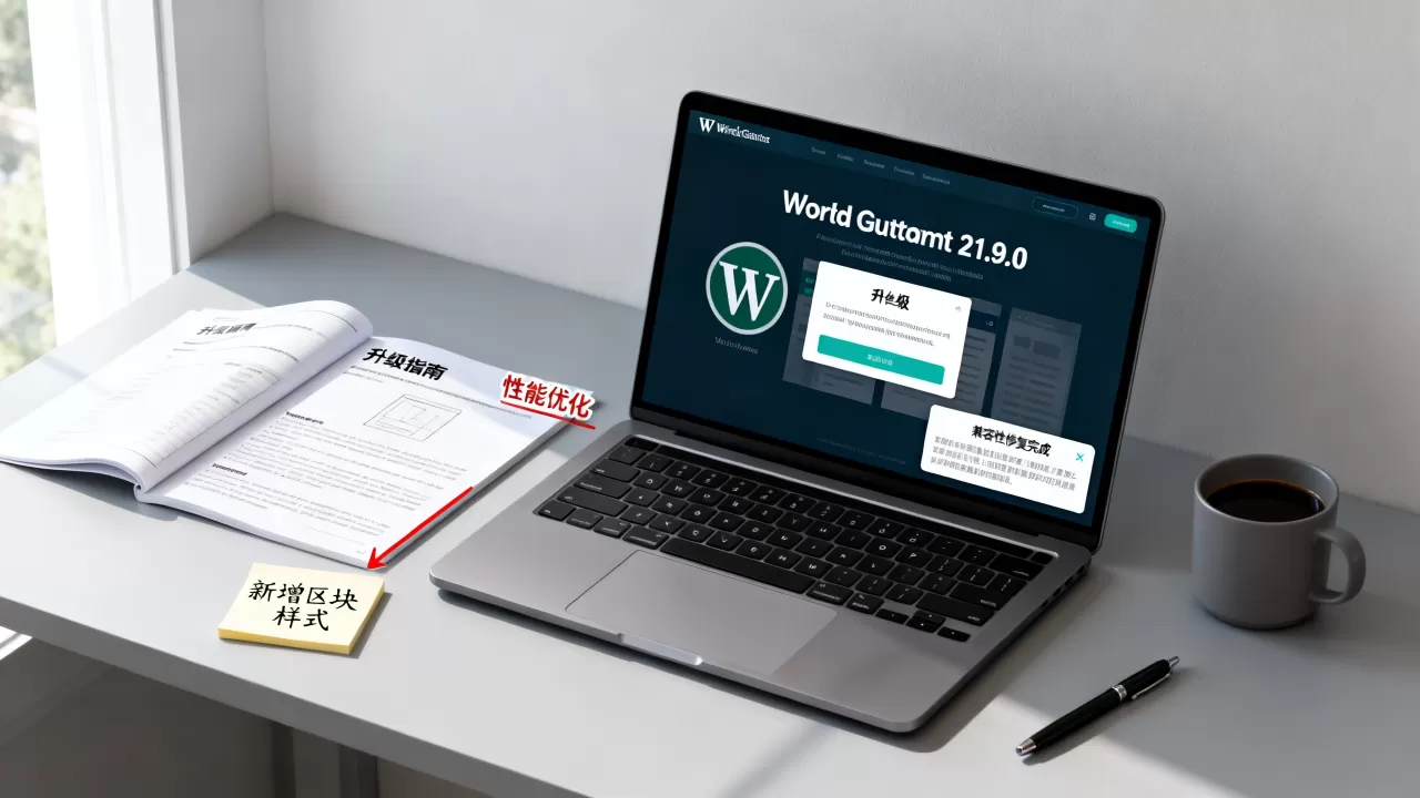 古腾堡21.9.0更新了什么？WordPress Gutenberg升级指南
