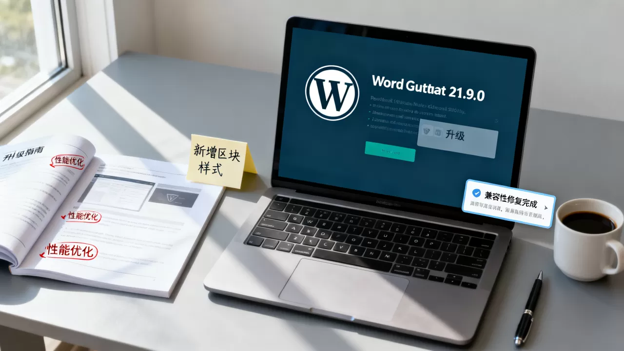 古腾堡21.9.0更新了什么？WordPress Gutenberg升级指南