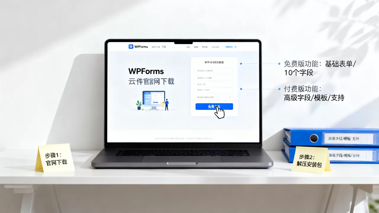 WPForms插件怎么下载安装？免费版和付费版区别