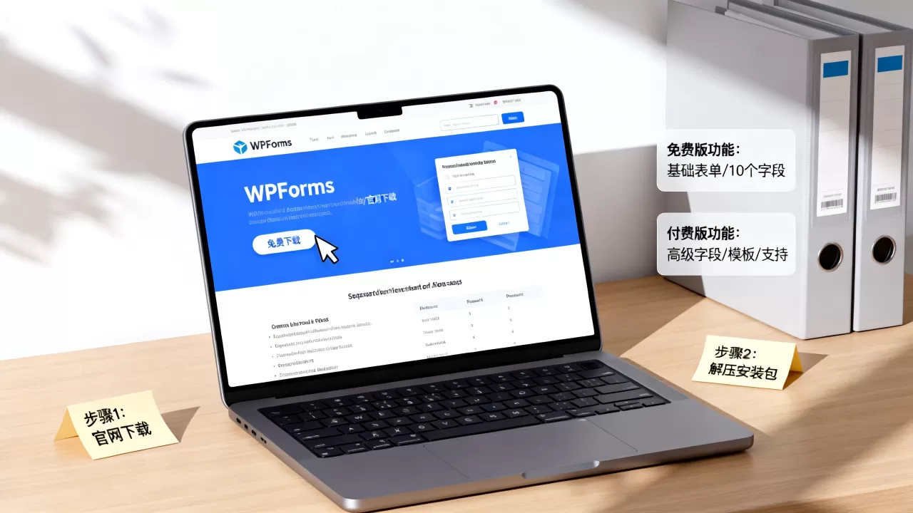 WPForms插件怎么下载安装？免费版和付费版区别