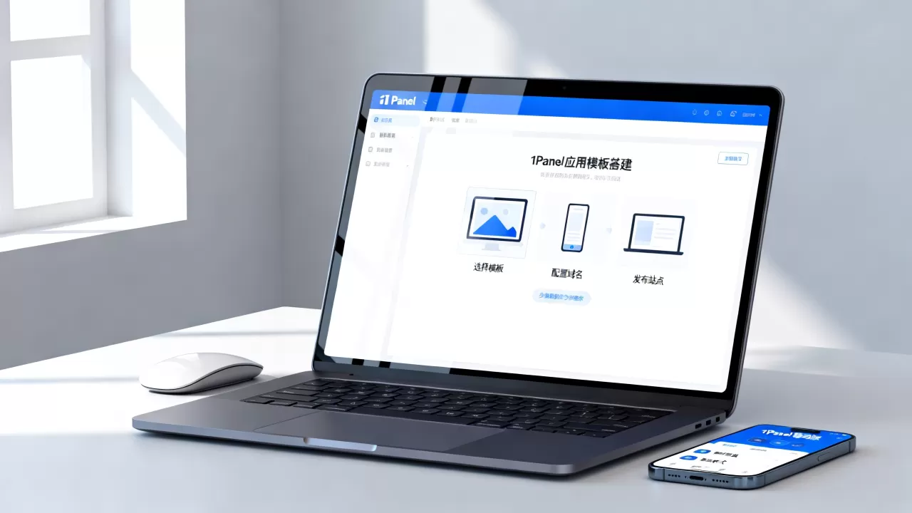 如何用1Panel应用模板搭建网站？1panel建站教程详解