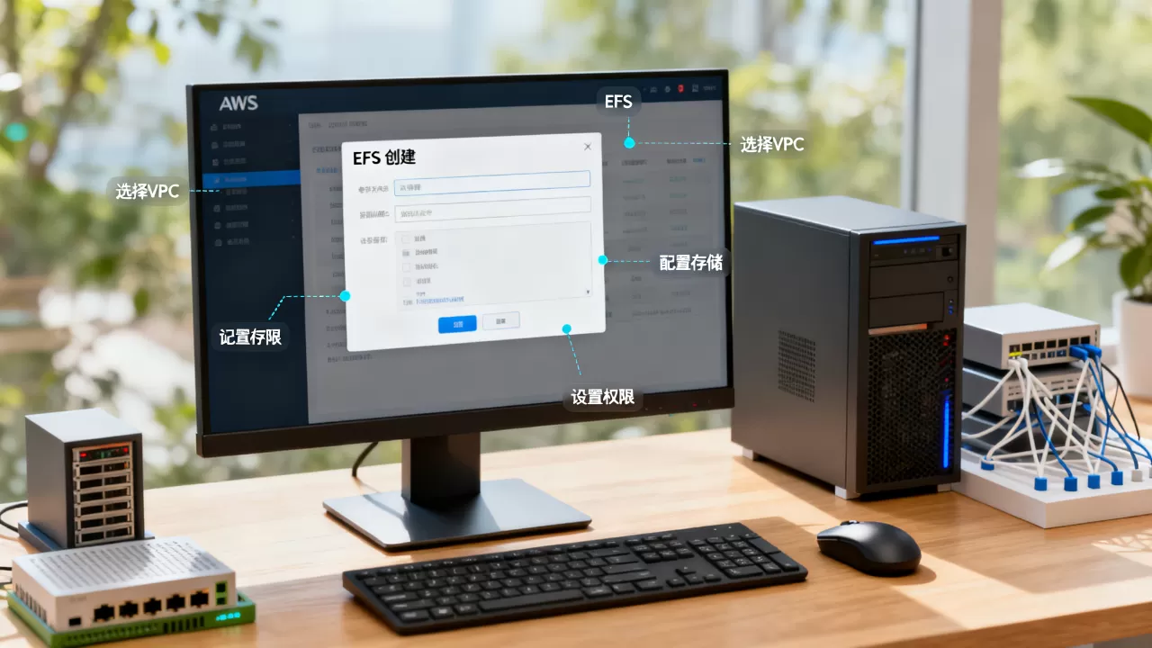 Amazon EFS如何创建网络文件系统？AWS EFS创建步骤详解