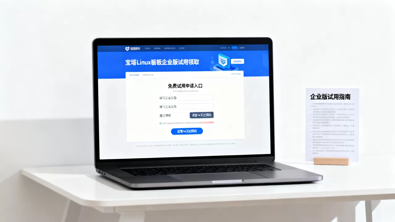宝塔Linux面板企业版免费14天试用怎么领取？宝塔面板企业版免费试用领取方法