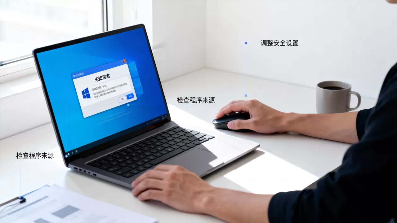 为什么电脑总弹出Windows未知发布者？如何彻底消除该弹窗