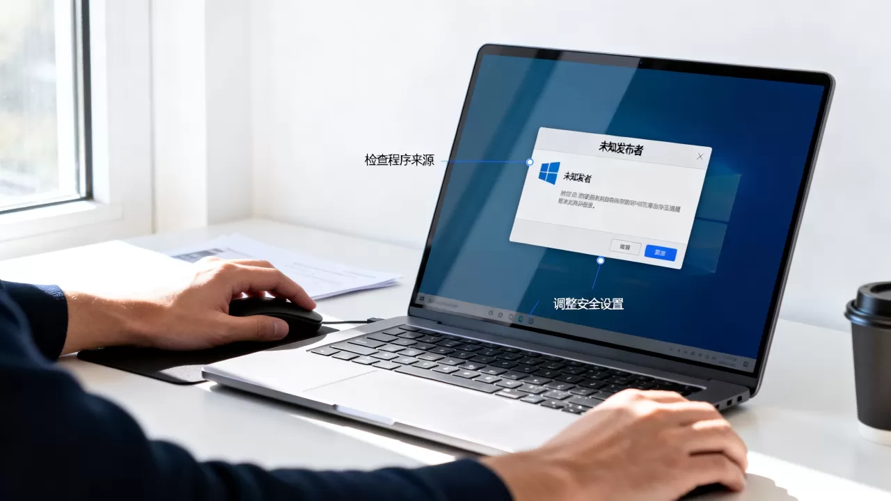 为什么电脑总弹出Windows未知发布者？如何彻底消除该弹窗