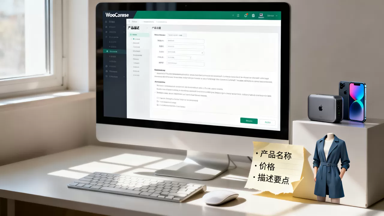 WooCommerce商城产品描述设置教程