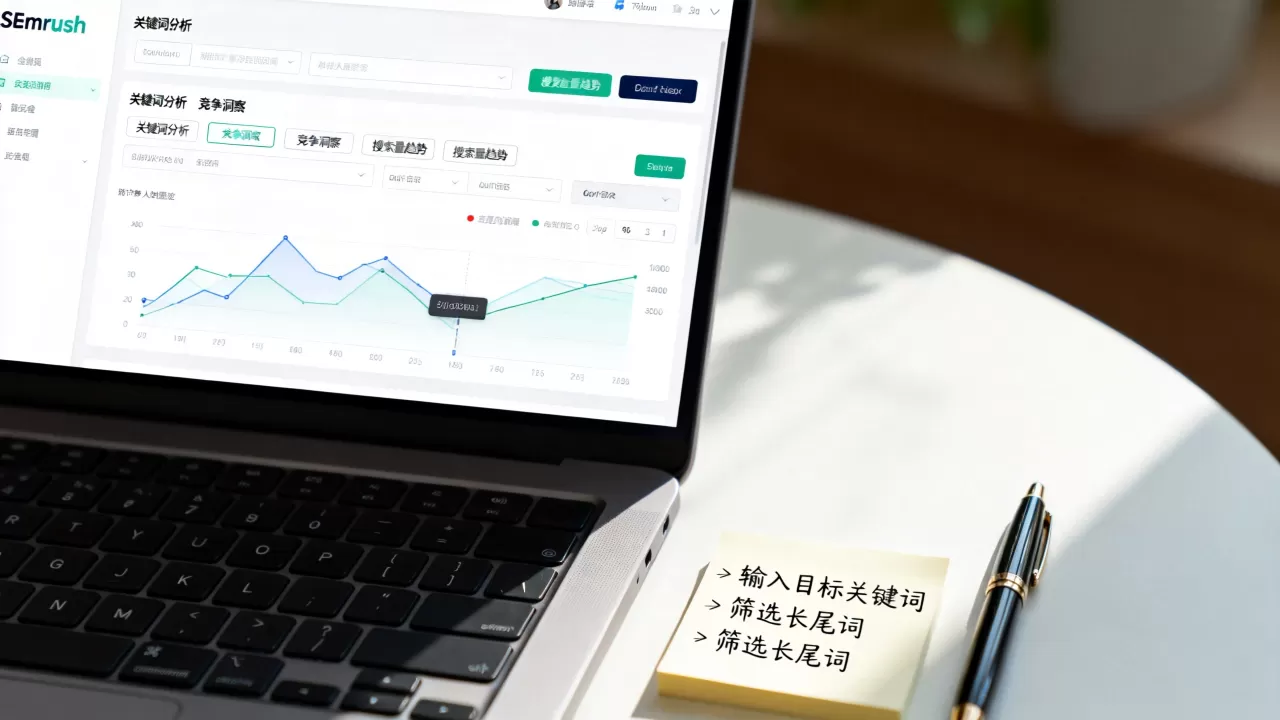 SEMrush新手基础入门指南怎么用？SEMrush怎么查关键词