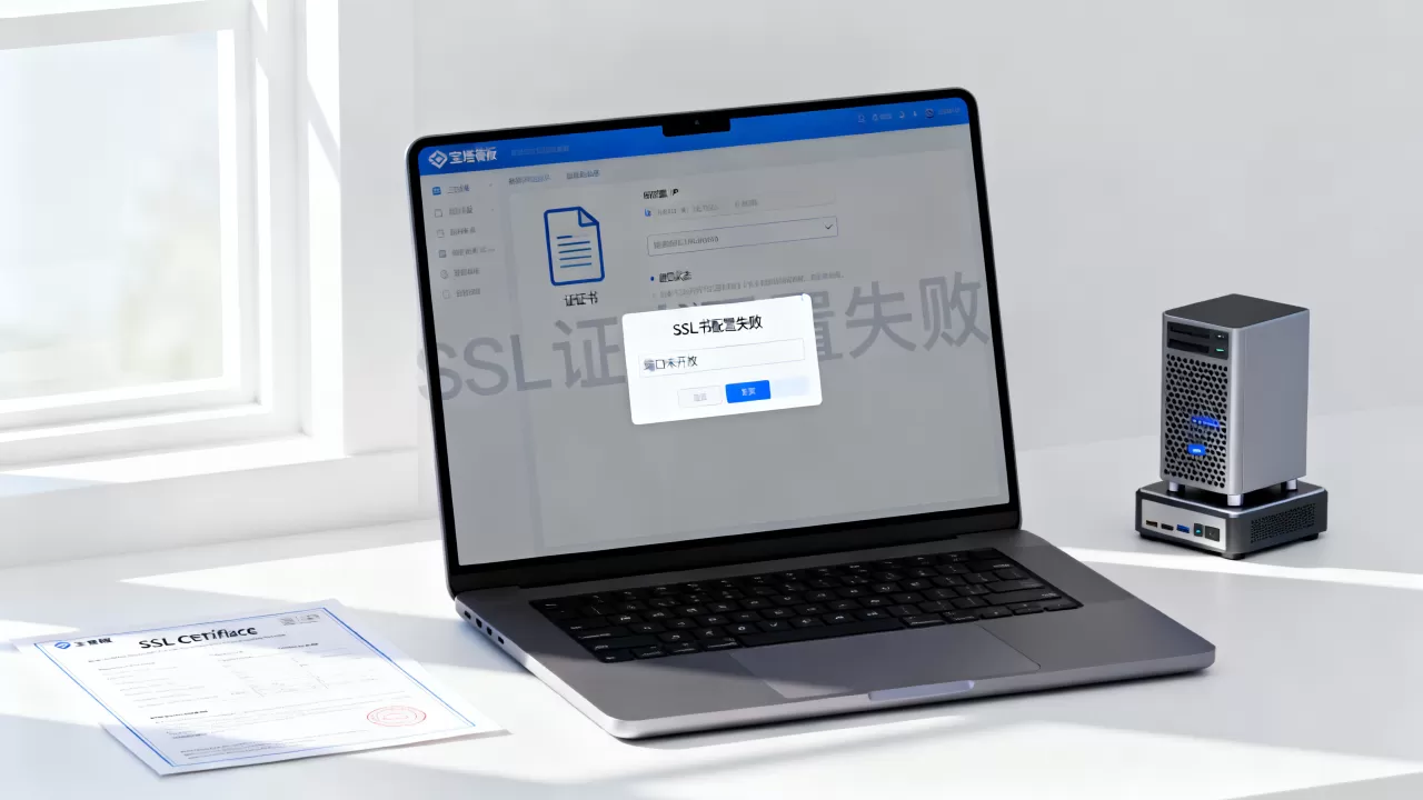 宝塔面板开启SSL后无法访问如何解决？ssl证书配置失败原因