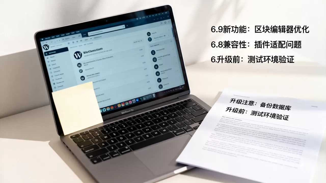 WordPress 6.9和6.8区别大吗？WordPress升级版本有哪些注意事项