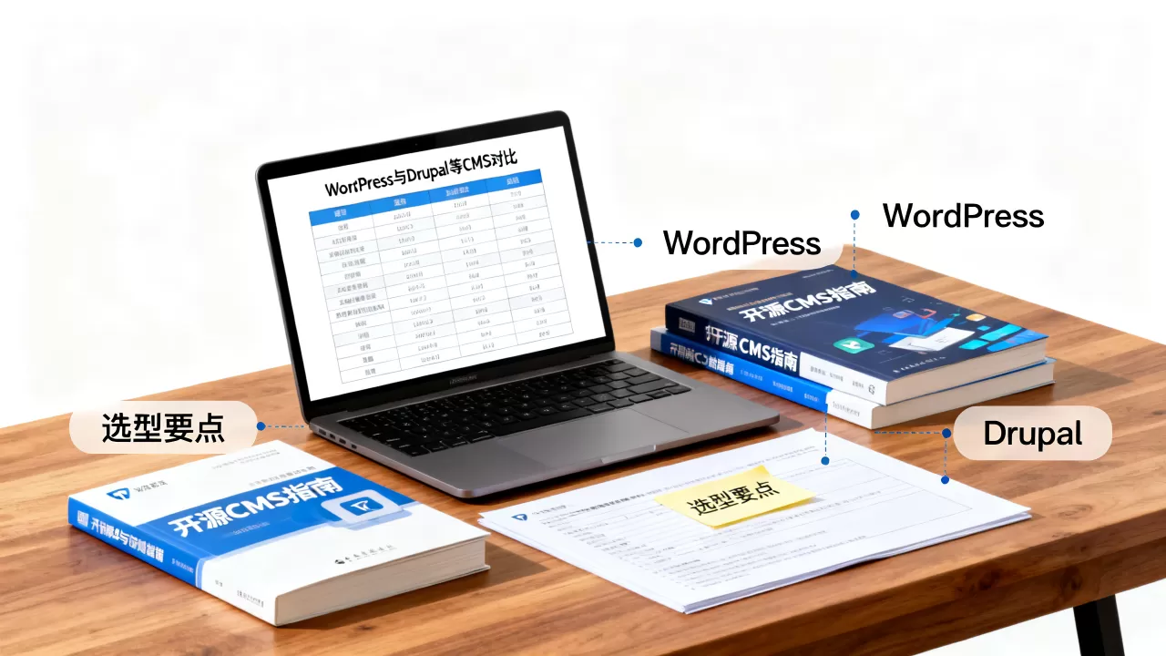 WordPress与Drupal等CMS谁更强？主流开源CMS对比选型指南