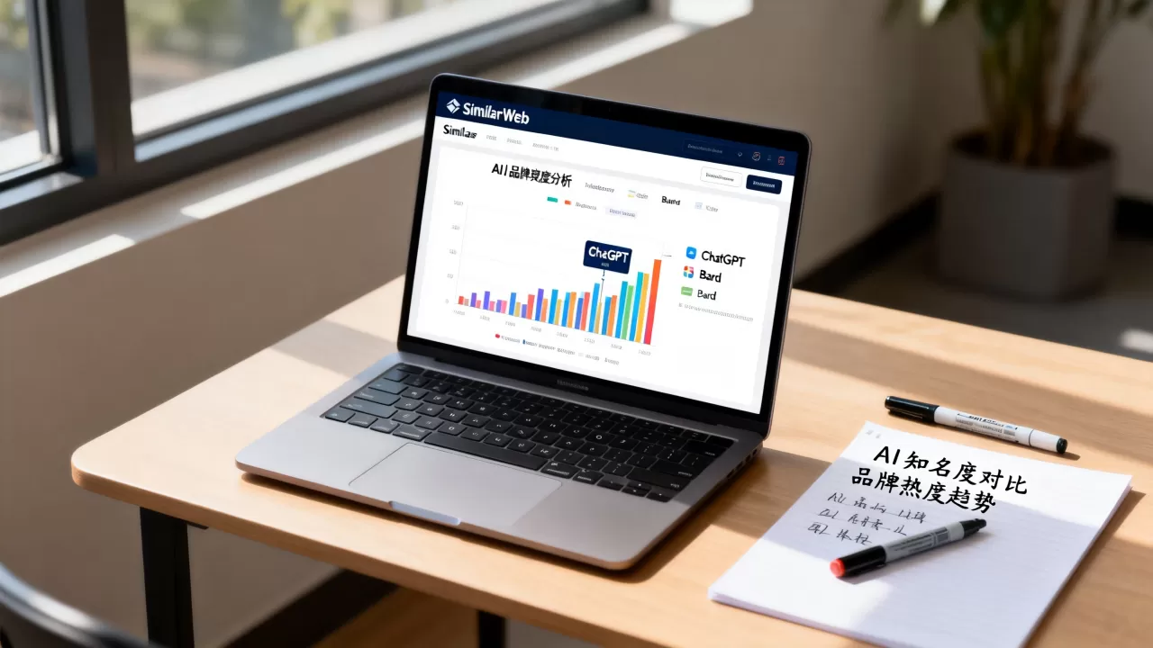 SimilarWeb怎么查竞品AI知名度？如何分析竞争对手品牌热度