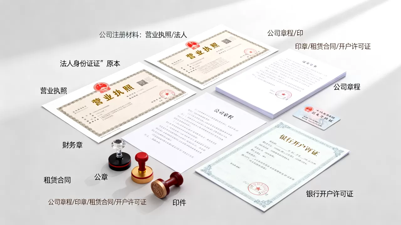 公司注册需要哪些材料？2026年最新注册公司流程及费用详解