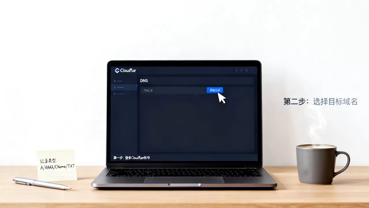 Cloudflare怎么添加指定DNS记录？Cloudflare添加DNS记录教程